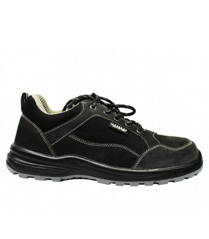 coffer safety m 1034 sporty safety shoe, suede leather upper, anti-skid sole design, 200j steel toe cap