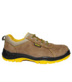 coffer safety m 1027 sporty safety shoe, suede leather upper, anti-skid sole design, 200j steel toe cap