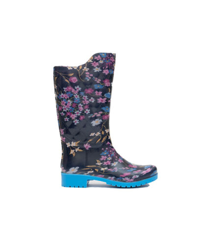 hillson desi girl rainboot for women, water proof gumboot, slip resistant waterproof boot. d2 side