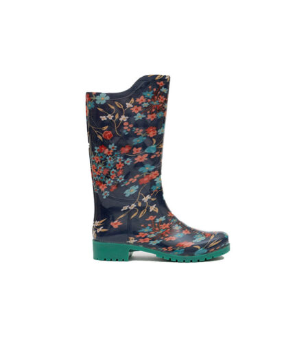 hillson desi girl rainboot for women, water proof gumboot, slip resistant waterproof boot. d3 side