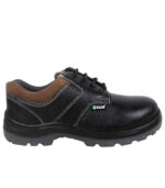 zain safety zm 04 safety shoe, isi marked, pu sole, 200j steel toe, scratch resistant, water and heat resistant, anti-skid sole