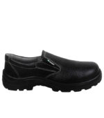 zain safety zm08 slip-on safety shoe, double density pu sole, leather upper