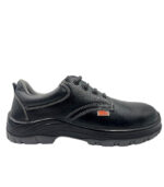 premium safety shoe dd7160 by double duty. Heat, water & oil resistant. Anti-skid. ISI Marked. Side View