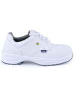 Allen Cooper AC 1443 safety shoe for kitchen. Side Angle. Heat, Water & Oil Resistant